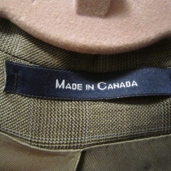 CHAPS RALPH LAUREN TAN PLAID SUIT JKT BLAZER 42R - Picture 5 of 8